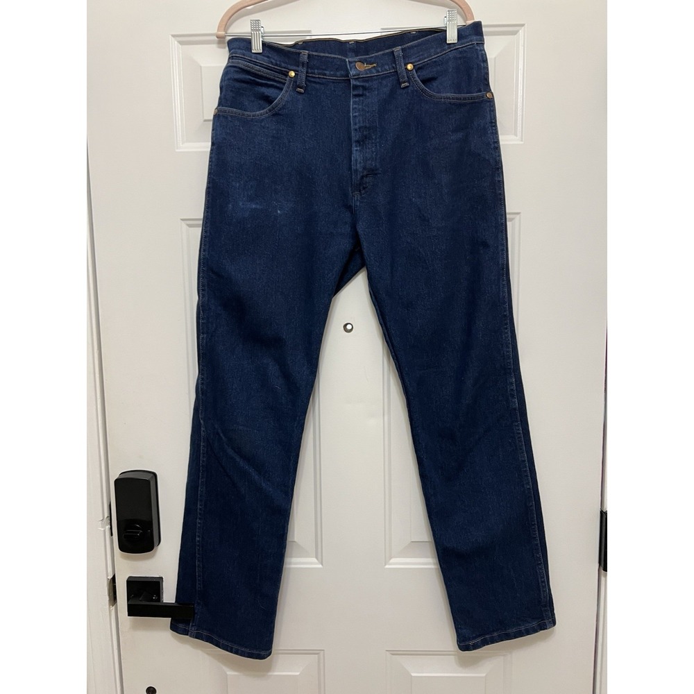 Wrangler Jeans Mens 34x32 Cowboy Cut Original Fit Western‎ Denim USA